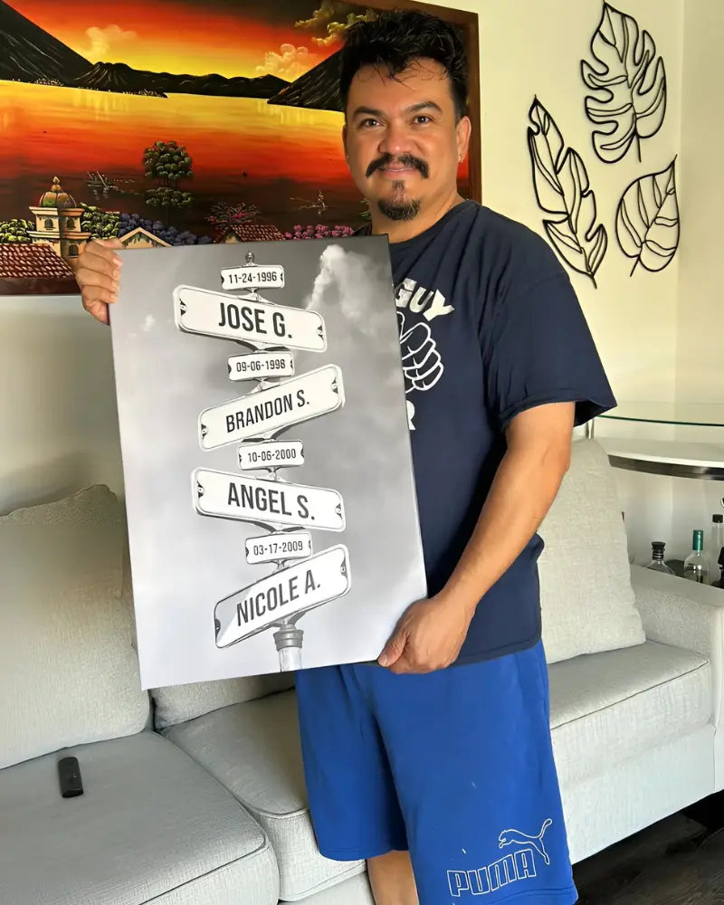 Personalized Family Canvas - Mother's Day Sale - 60% OFF!