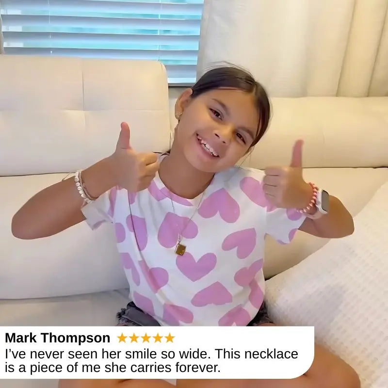 To My Daughter Necklace + FREE Gift Box