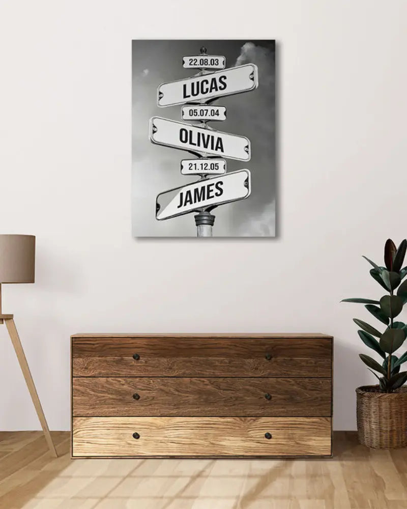 Personalized Family Canvas - Mother's Day Sale - 60% OFF!