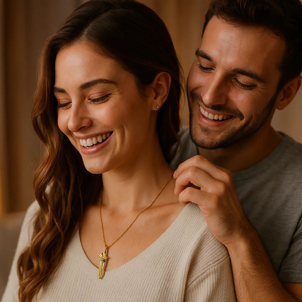 Hug Necklace + FREE Message Card & Gift Box