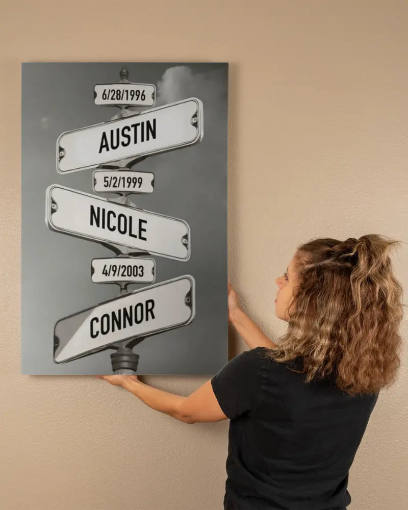 Personalized Family Canvas - Mother's Day Sale - 60% OFF!
