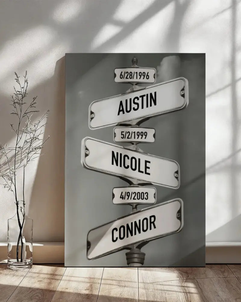 Personalized Family Canvas - Mother's Day Sale - 60% OFF!