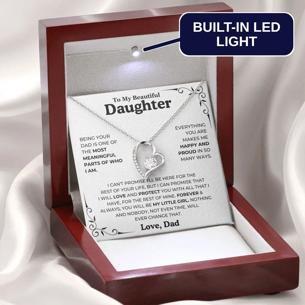 To My Daughter – Forever & Always Necklace