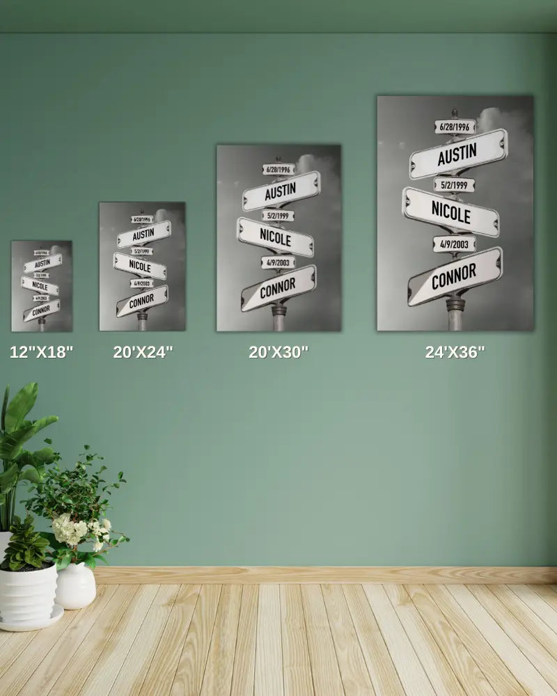 Personalized Family Canvas - Mother's Day Sale - 60% OFF!
