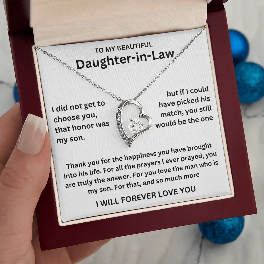 To My Daughter-In-Law - Forever Love Gift Set