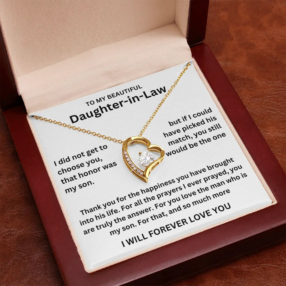 To My Daughter-In-Law - Forever Love Gift Set