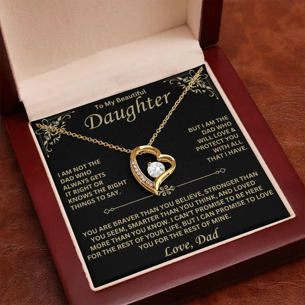 To My Daughter – Love Necklace from Dad