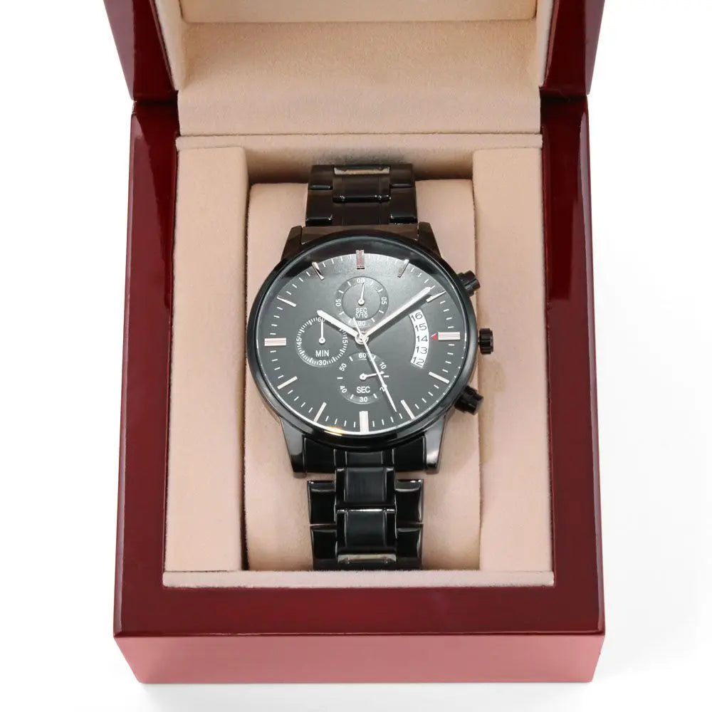 Forever Grateful: Custom Engraved Father's Day Watch