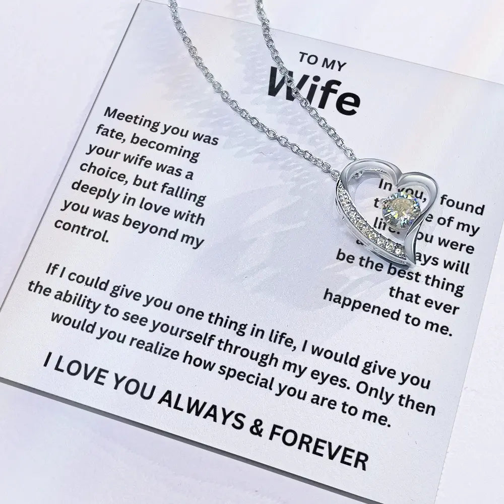 To My Wife - Forever Love Necklace Gift Set