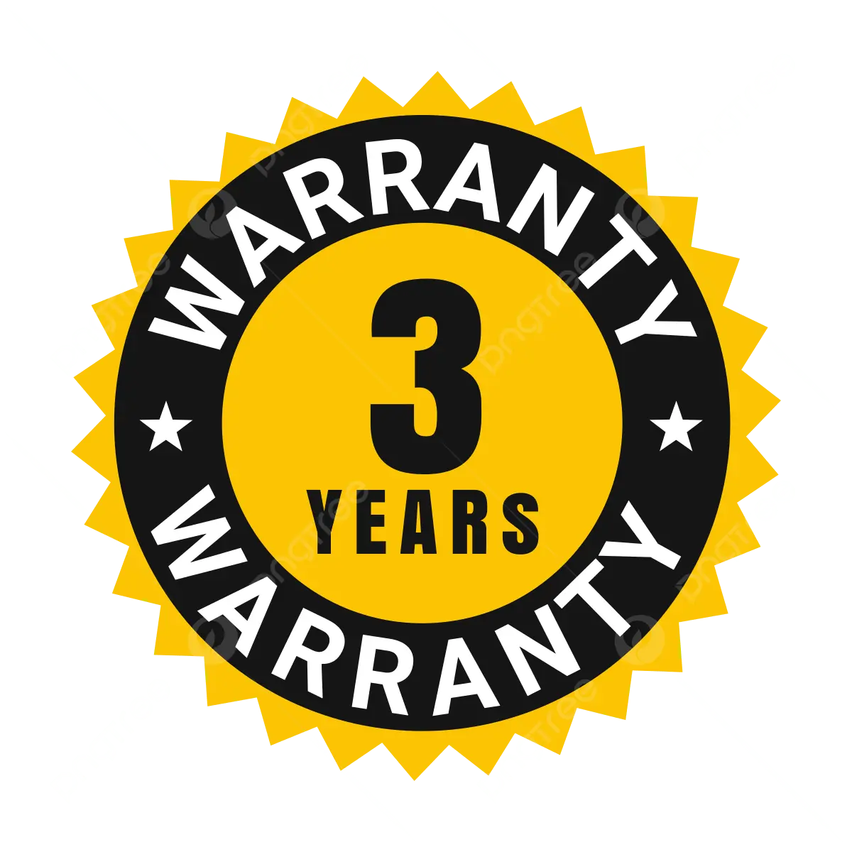 3 Years Warranty