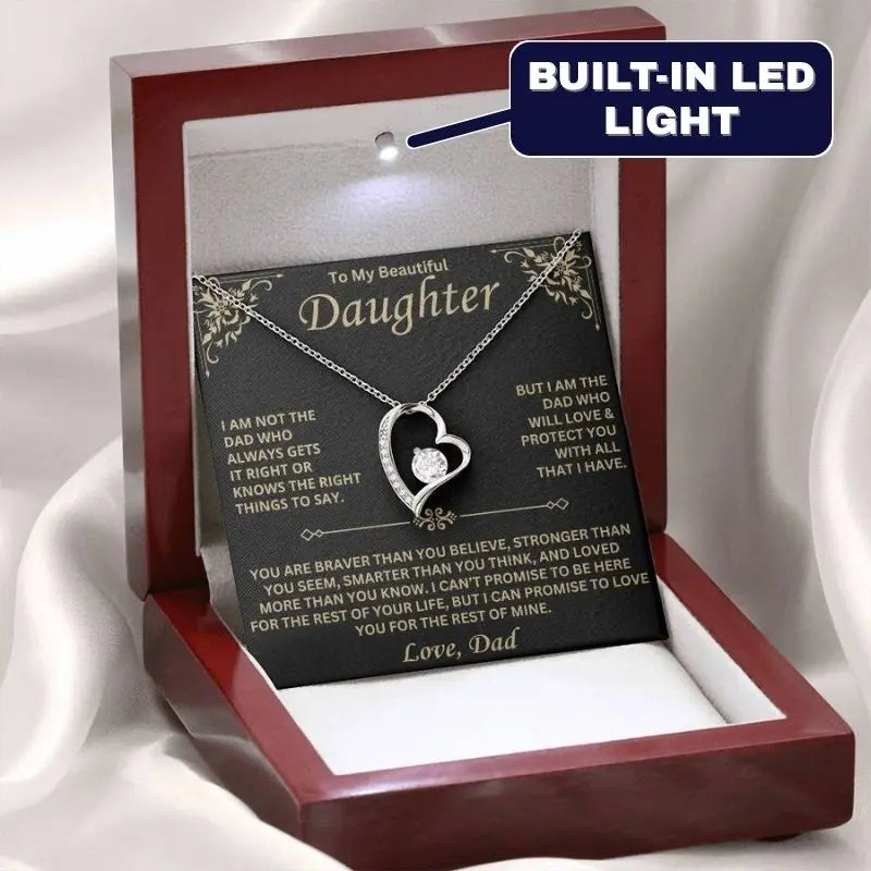 To My Daughter – Love Necklace from Dad