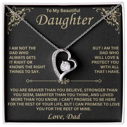 To My Daughter – Love Necklace from Dad