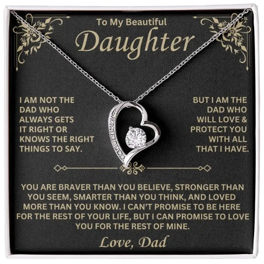 To My Daughter – Love Necklace from Dad