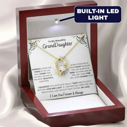 Always Keep Me In Your Heart - Granddaughter Necklace