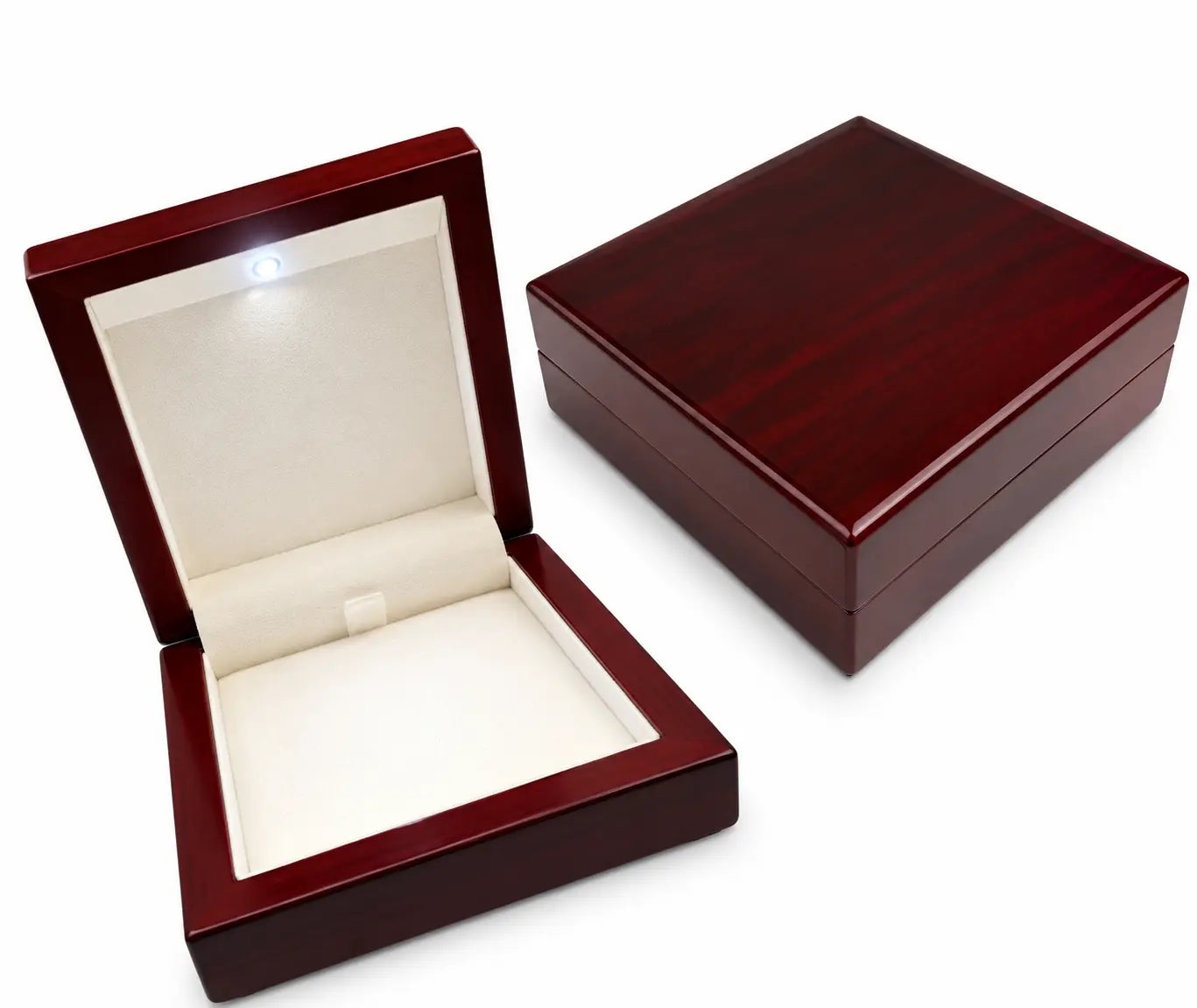 Mahogany Box With Light