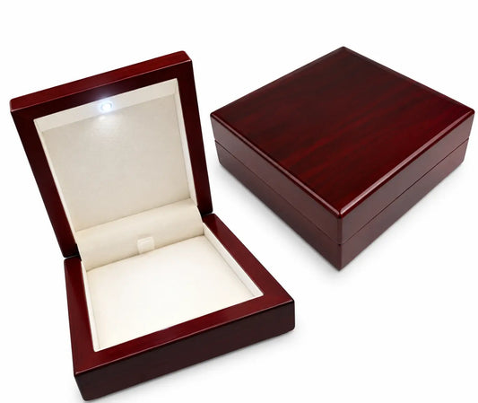Mahogany Box With Light