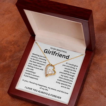 To My Girlfriend - Forever Love Necklace Gift Set
