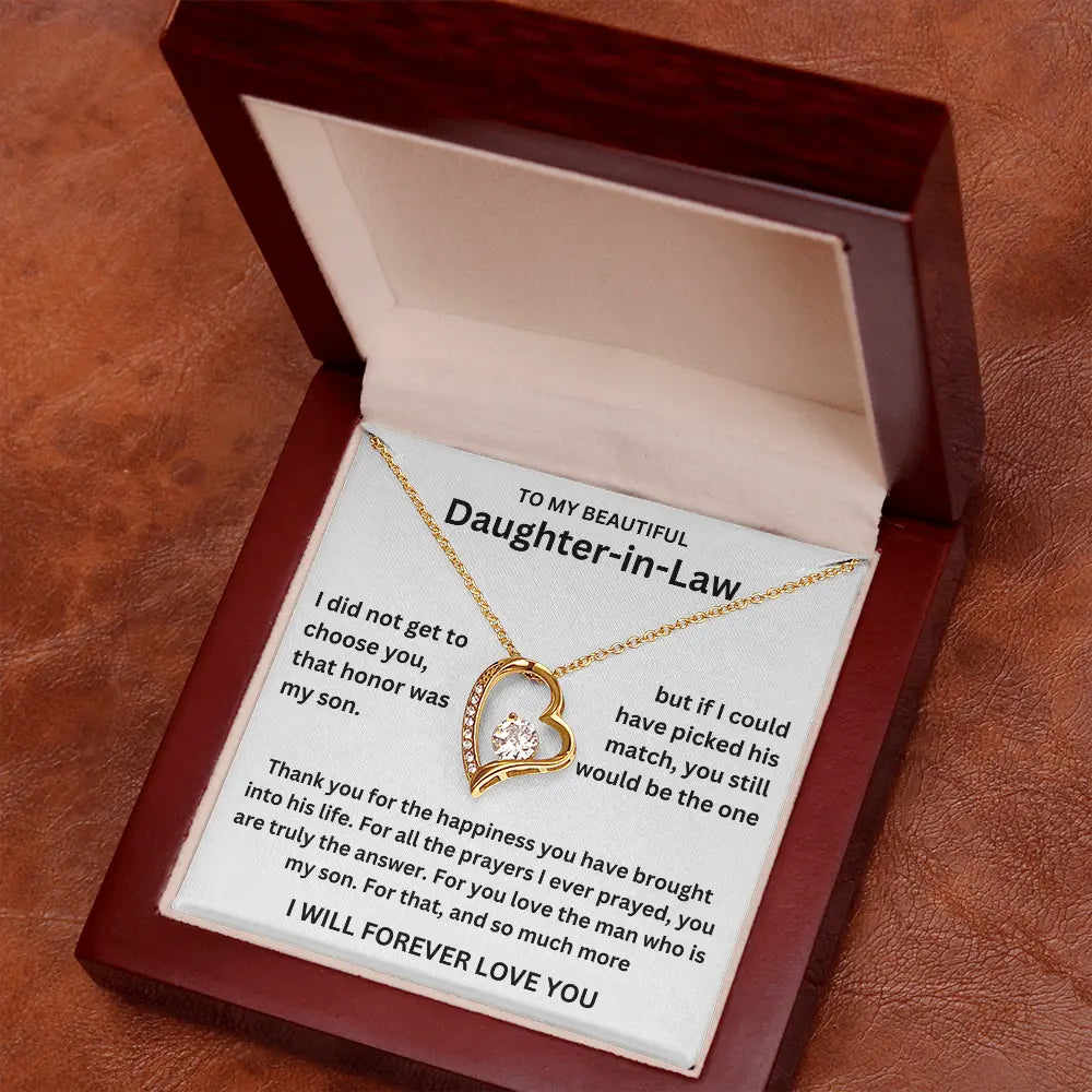 To My Daughter-In-Law - Forever Love Gift Set