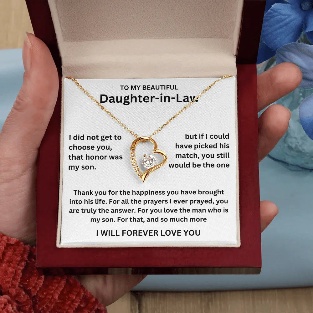 To My Daughter-In-Law - Forever Love Gift Set
