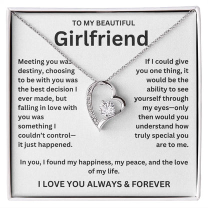 To My Girlfriend - Forever Love Necklace Gift Set
