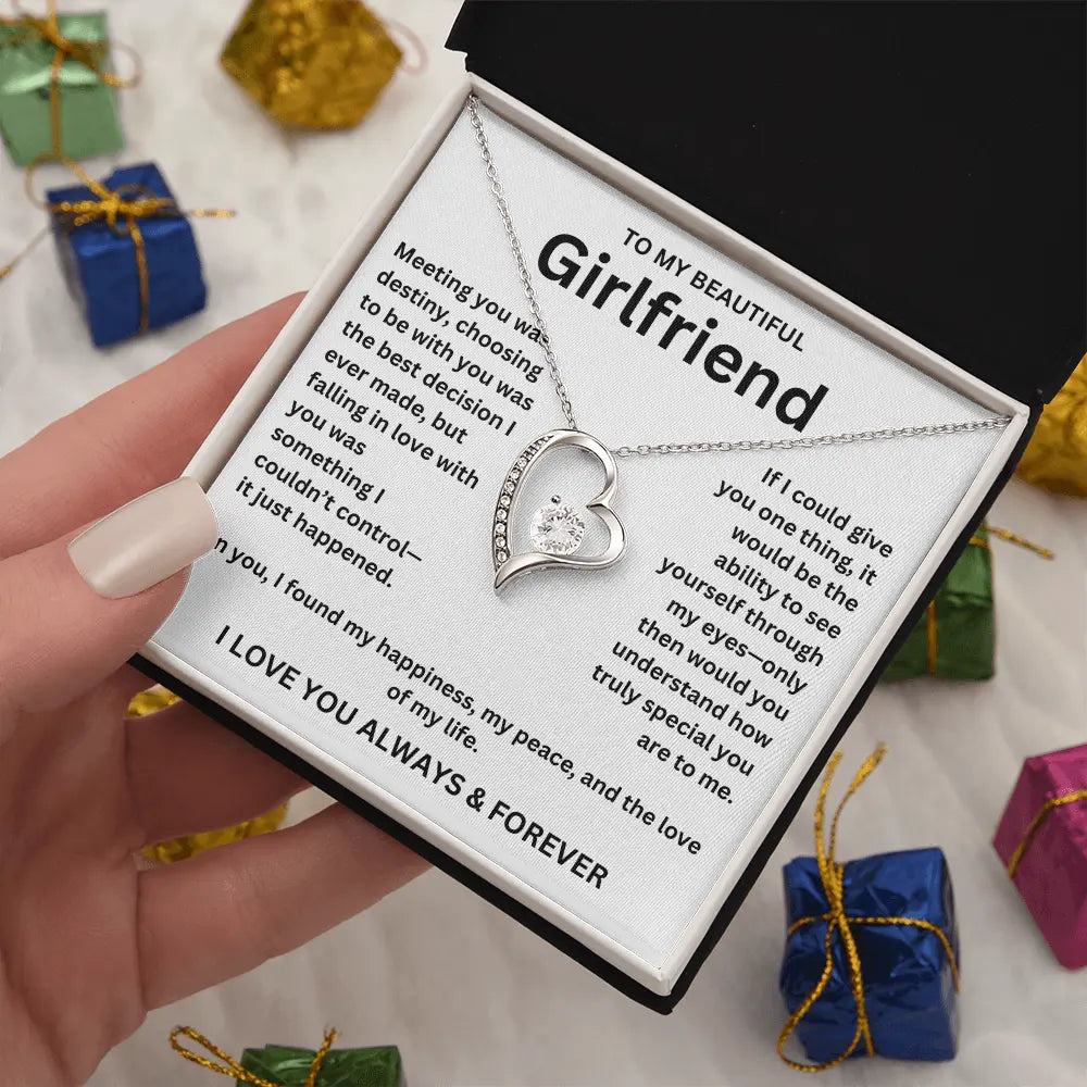 To My Girlfriend - Forever Love Necklace Gift Set
