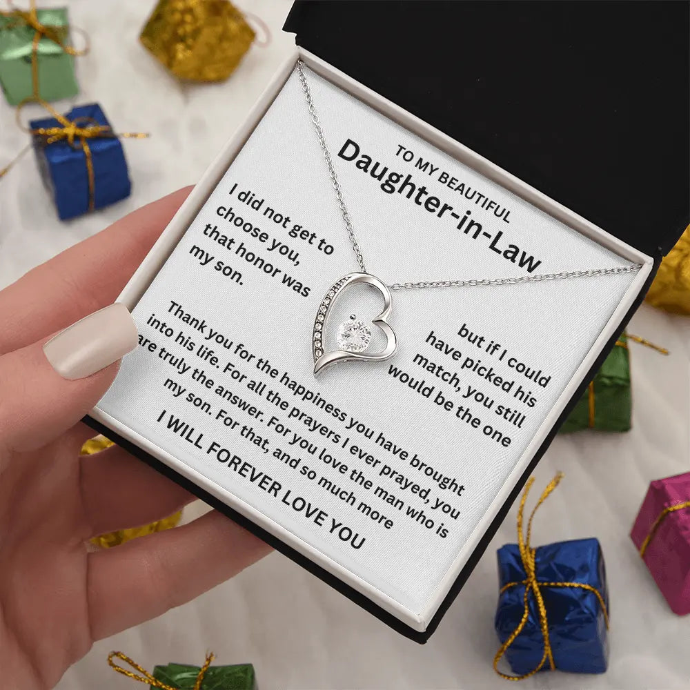 To My Daughter-In-Law - Forever Love Gift Set