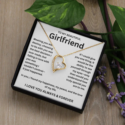 To My Girlfriend - Forever Love Necklace Gift Set