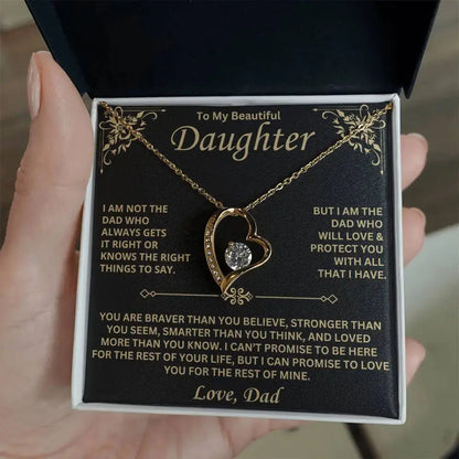 To My Daughter – Love Necklace from Dad