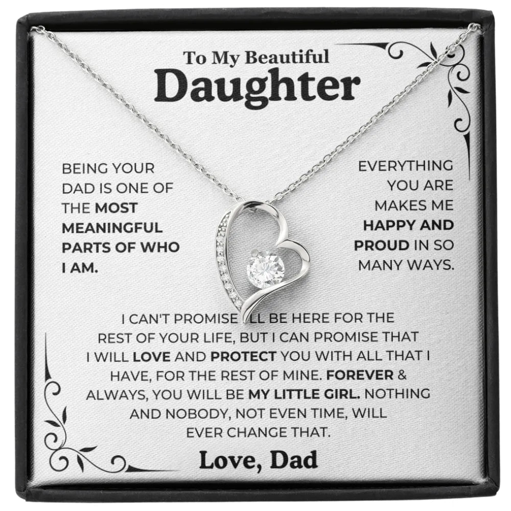 To My Daughter – Forever & Always Necklace