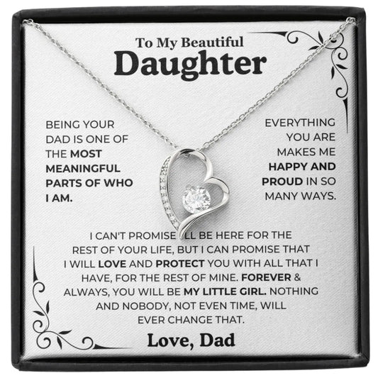 To My Daughter – Forever & Always Necklace
