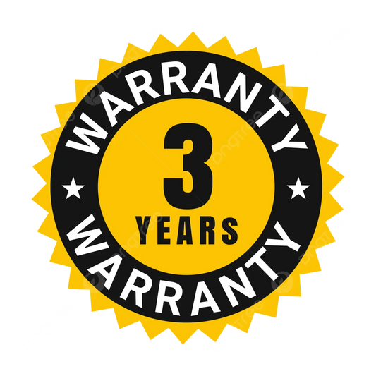 3 Years Warranty