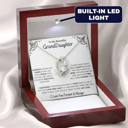 Always Keep Me In Your Heart - Granddaughter Necklace