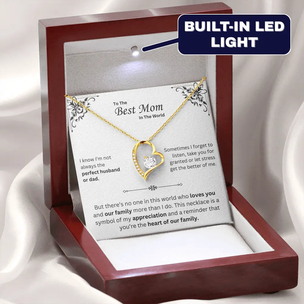 To The Best Mom Necklace - Mother's Day Gift