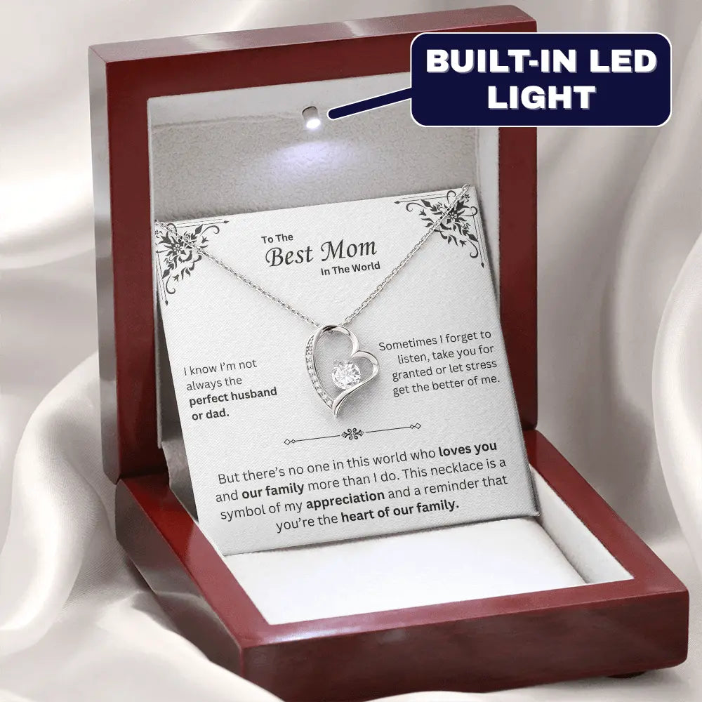 To The Best Mom Necklace - Mother's Day Gift