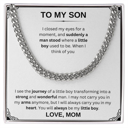 To My Strong and Wonderful Son - Cuban Chain