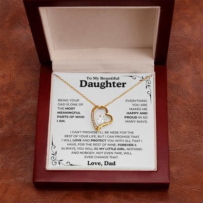 To My Daughter – Forever & Always Necklace