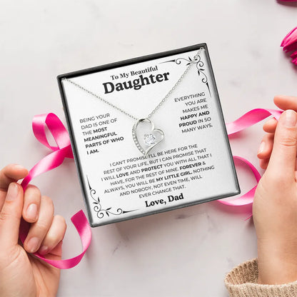 To My Daughter – Forever & Always Necklace
