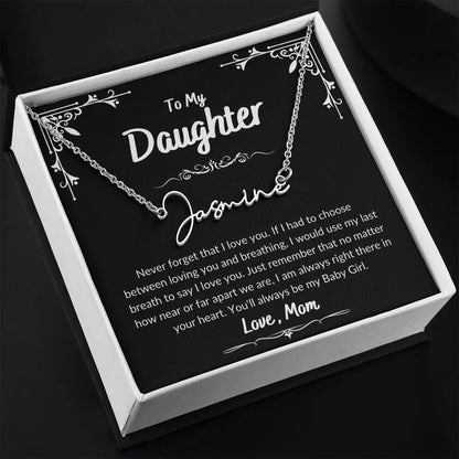 My Baby Girl - Custom Name Necklace